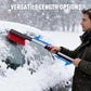 Doppelkopf-Schneebesen mit Eiskratzer für das Auto