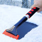 Doppelkopf-Schneebesen mit Eiskratzer für das Auto
