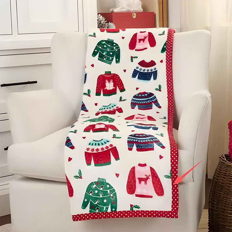 💜 LETZTER TAG DER AKTION – 50 % RABATT 💜Weihnachts-Flauschige Kuscheldecke