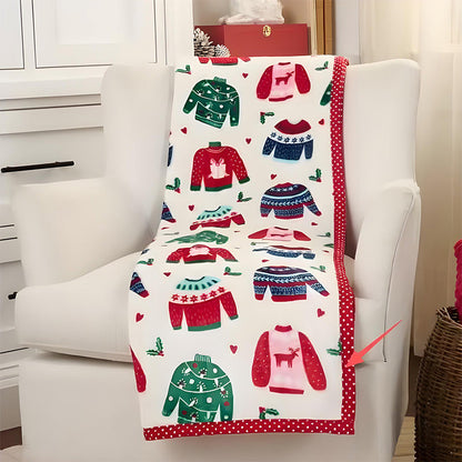 💜 LETZTER TAG DER AKTION – 50 % RABATT 💜Weihnachts-Flauschige Kuscheldecke