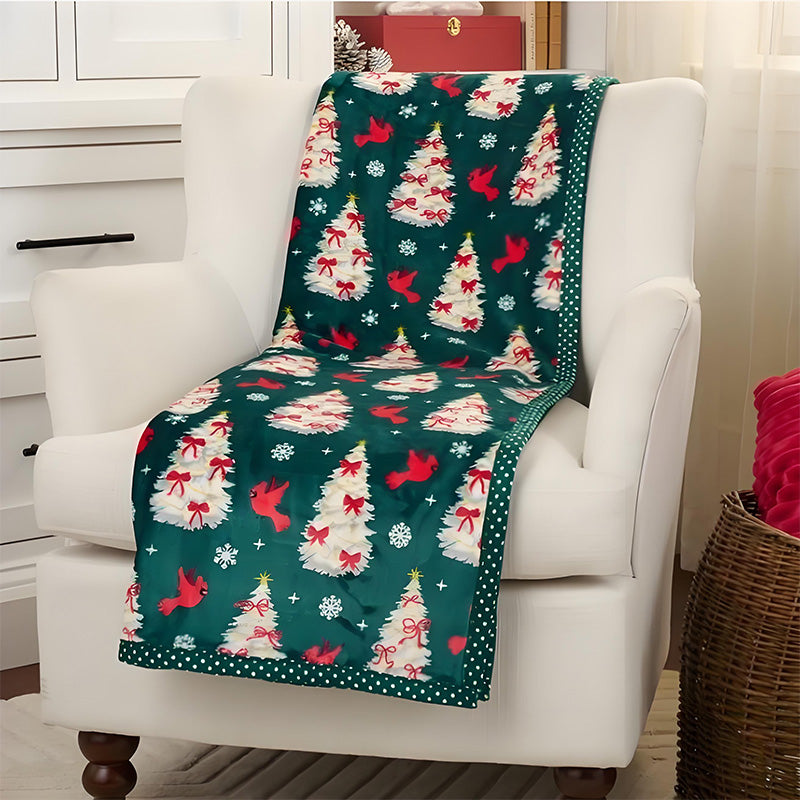 💜 LETZTER TAG DER AKTION – 50 % RABATT 💜Weihnachts-Flauschige Kuscheldecke