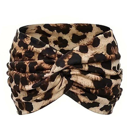 ✨ Nur 3€?! 🎀 Breites elastisches Haarband – Printdesign, sofortiger perfekter Look 💫