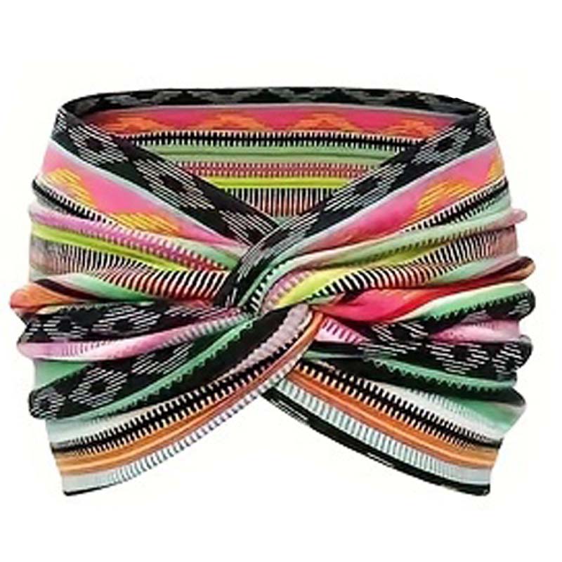 ✨ Nur 3€?! 🎀 Breites elastisches Haarband – Printdesign, sofortiger perfekter Look 💫