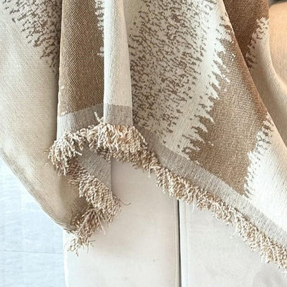 🛋️ Weicher gestreifter Chenille-Sofaüberwurf – Atmungsaktiv & Stilvoll für jede Jahreszeit 🌤️