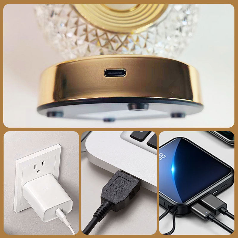 🎅Weihnachtsangebot 50 % Rabatt!🎄Über 50.000 Stück verkauft! 🎁Wiederaufladbare luxuriöse Kristall-LED-Nachtlichtlampe