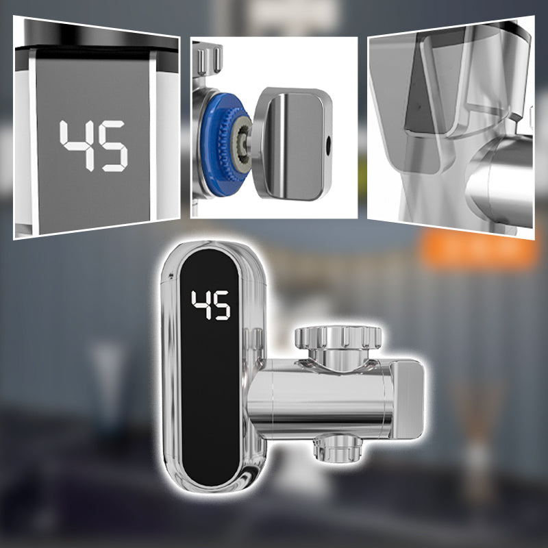 Elektrischer Warmwasserhahn ohne Installation mit Digitalanzeige
