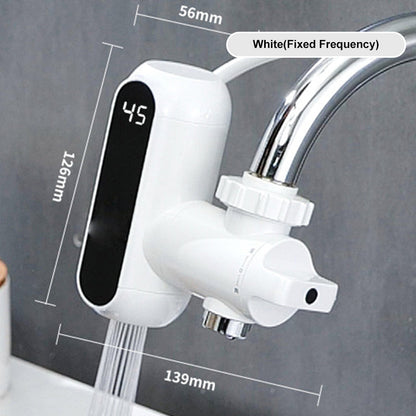 Elektrischer Warmwasserhahn ohne Installation mit Digitalanzeige