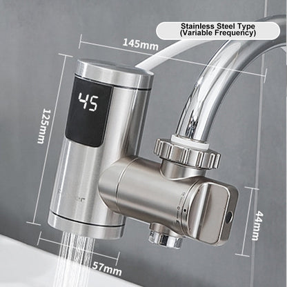 Elektrischer Warmwasserhahn ohne Installation mit Digitalanzeige
