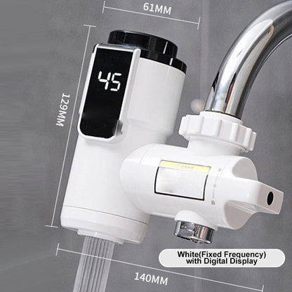Elektrischer Warmwasserhahn ohne Installation mit Digitalanzeige