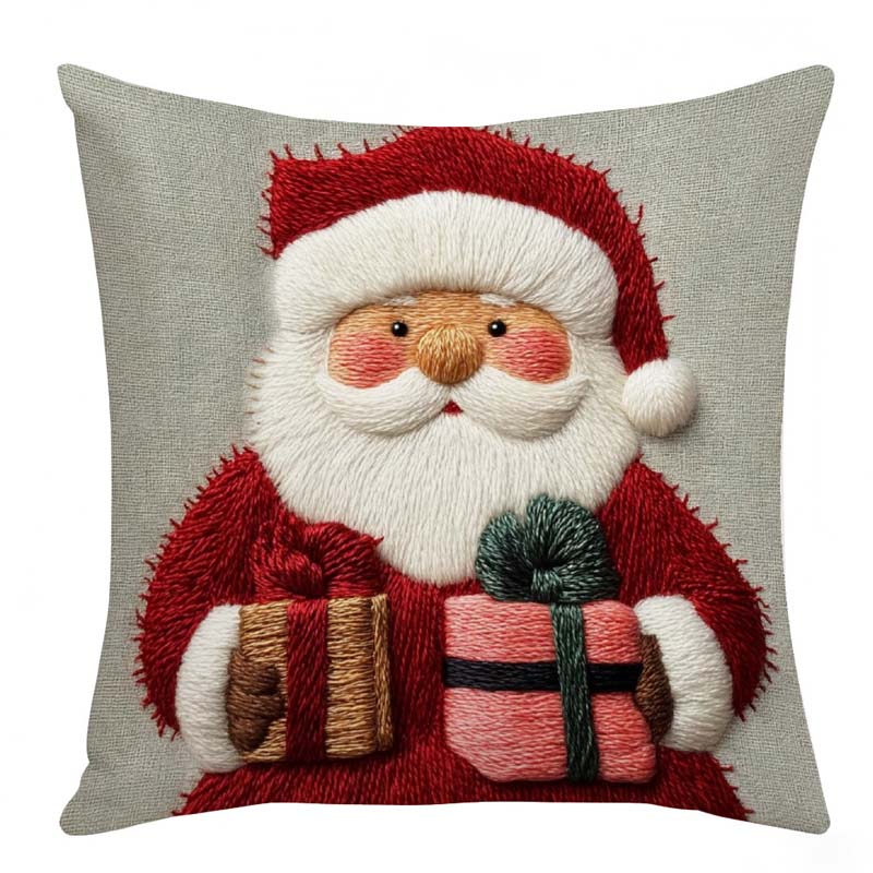 🔥Solange der Vorrat reicht 40 % Rabatt!🎄Festlicher Weihnachtsfigur-Kissenbezug