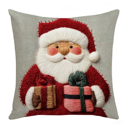 🔥Solange der Vorrat reicht 40 % Rabatt!🎄Festlicher Weihnachtsfigur-Kissenbezug