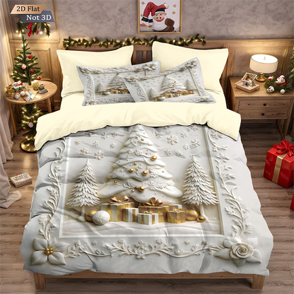 🔥Black-Friday-Mega-Angebot – 50 % Rabatt!🔥Festliches Weihnachts 3-teiliges Bettwäsche-Set