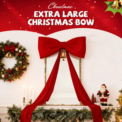 🎀 Riesige Weihnachtsbaumschleife – Für ein unvergessliches Weihnachtsfest!