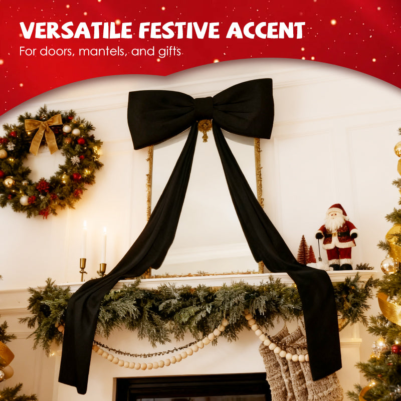 🎀 Riesige Weihnachtsbaumschleife – Für ein unvergessliches Weihnachtsfest!