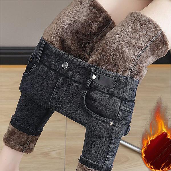 👖 60 % RABATT! ✨ WARME SKINNY-JEANS – Hohe Taille & Stretchmaterial, optimaler Tragekomfort für den Winter, trendiger Stil für den Alltag und Ausgehen ❄️💃