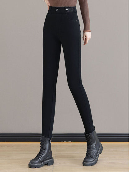 👖 60 % RABATT! ✨ WARME SKINNY-JEANS – Hohe Taille & Stretchmaterial, optimaler Tragekomfort für den Winter, trendiger Stil für den Alltag und Ausgehen ❄️💃