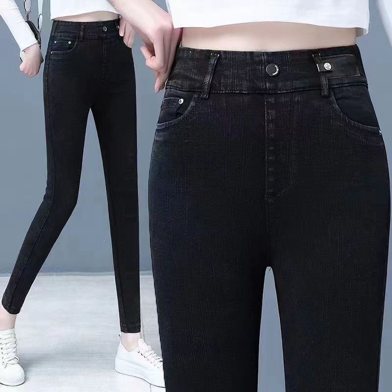👖 60 % RABATT! ✨ WARME SKINNY-JEANS – Hohe Taille & Stretchmaterial, optimaler Tragekomfort für den Winter, trendiger Stil für den Alltag und Ausgehen ❄️💃
