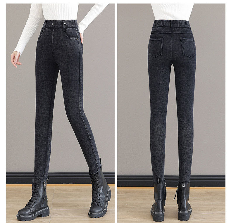 👖 60 % RABATT! ✨ WARME SKINNY-JEANS – Hohe Taille & Stretchmaterial, optimaler Tragekomfort für den Winter, trendiger Stil für den Alltag und Ausgehen ❄️💃