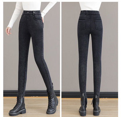 👖 60 % RABATT! ✨ WARME SKINNY-JEANS – Hohe Taille & Stretchmaterial, optimaler Tragekomfort für den Winter, trendiger Stil für den Alltag und Ausgehen ❄️💃
