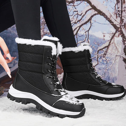 Wasserdichte warme Winterstiefel für Damen