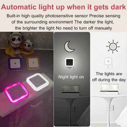 💘 Valentinstagsangebot: 50% Rabatt!✨ LED-Smart-Nachtlicht mit Lichtsensor – Automatisch & energiesparend | Sanftes, augenfreundliches Licht!