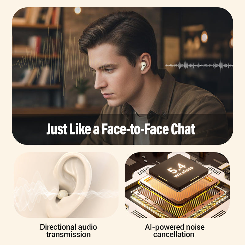 🔥LETZTER TAG DES AUSVERKAUFS – 52% RABATT🎁Drahtloses Bluetooth-Headset für zwei Geräte mit LED-Ladeetui