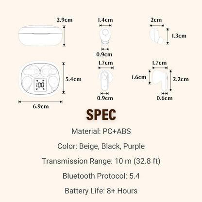 🔥LETZTER TAG DES AUSVERKAUFS – 52% RABATT🎁Drahtloses Bluetooth-Headset für zwei Geräte mit LED-Ladeetui
