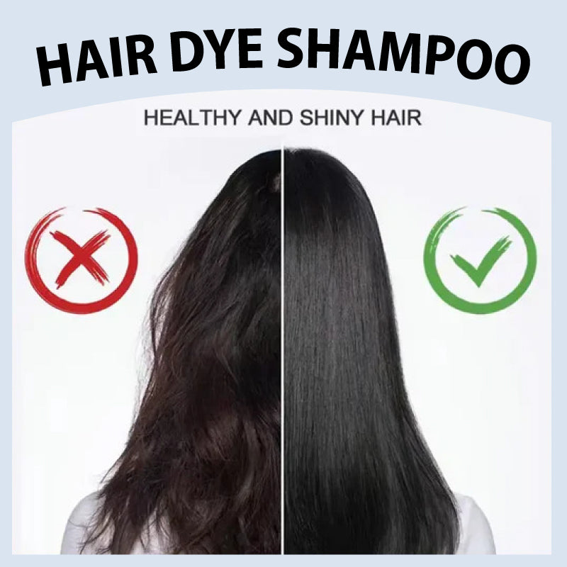 🍎 JETZT 50 % RABATT!✨3-in-1 Haarfärbe-Shampoo, Pflanzenextrakte für leuchtende