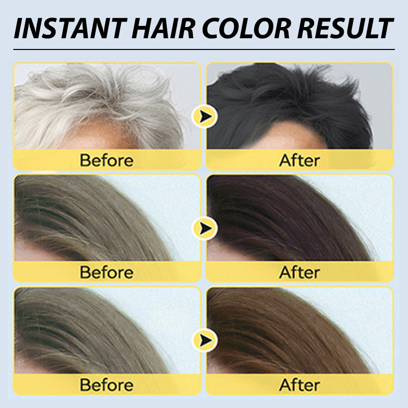 🍎 JETZT 50 % RABATT!✨3-in-1 Haarfärbe-Shampoo, Pflanzenextrakte für leuchtende