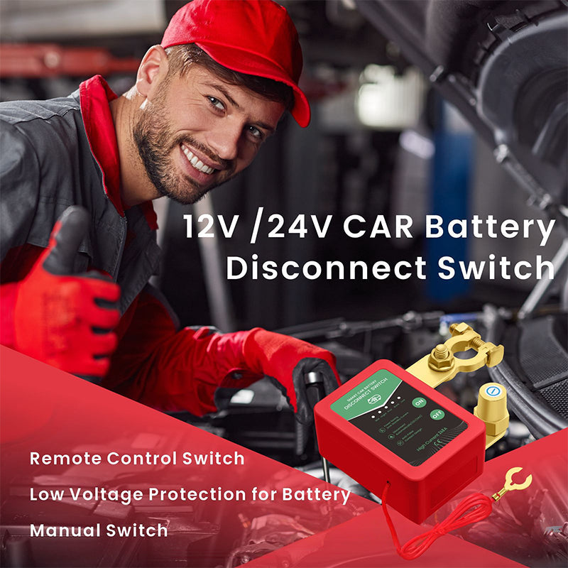 ⚡ Nur für kurze Zeit 50% Rabatt 🔋🚗 12V/24V Ferngesteuerter Batterie-Trennschalter | Diebstahlschutz & Energiespar-Design ✅🔝