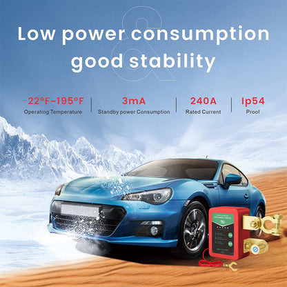 ⚡ Nur für kurze Zeit 50% Rabatt 🔋🚗 12V/24V Ferngesteuerter Batterie-Trennschalter | Diebstahlschutz & Energiespar-Design ✅🔝