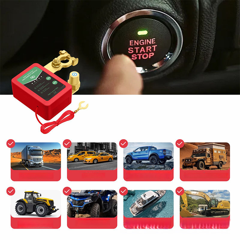 ⚡ Nur für kurze Zeit 50% Rabatt 🔋🚗 12V/24V Ferngesteuerter Batterie-Trennschalter | Diebstahlschutz & Energiespar-Design ✅🔝