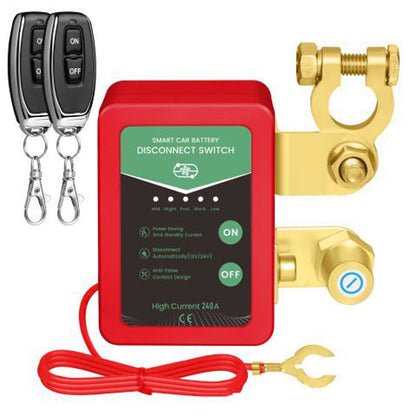 ⚡ Nur für kurze Zeit 50% Rabatt 🔋🚗 12V/24V Ferngesteuerter Batterie-Trennschalter | Diebstahlschutz & Energiespar-Design ✅🔝