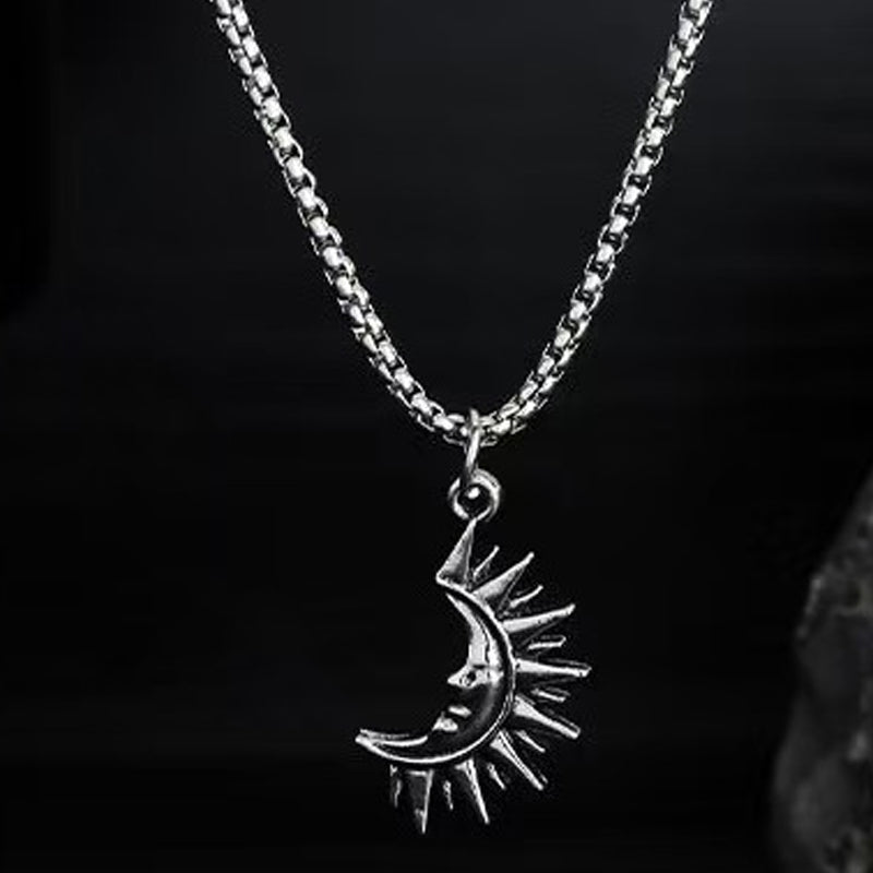 🌞 50 % Rabatt! 🌙 Sonne-Mond-Anhänger-Set – Symbolträchtiger Schmuck mit asymmetrischem Design, das perfekte Geschenk für Partner oder Freunde ✨