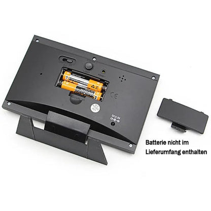 50% Rabatt🔥Digitaler LED-Temperatur- und Luftfeuchtigkeitsmonitor, Wettervorhersage, LED-Tischwecker