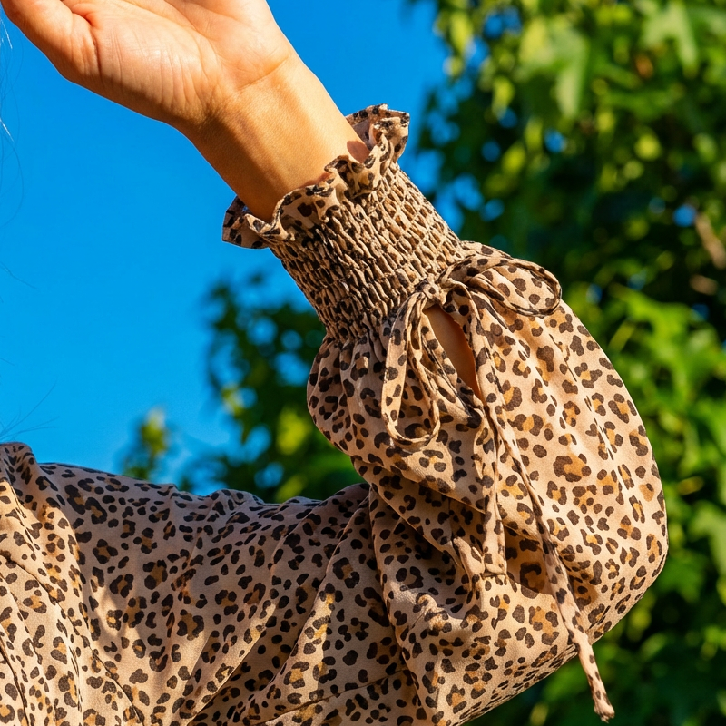 Preissenkung! 📉Damen-Minikleid mit V-Ausschnitt, langen Ärmeln und Rüschen am Saum🔥Kauf 2 Artikel versandkostenfrei🔥
