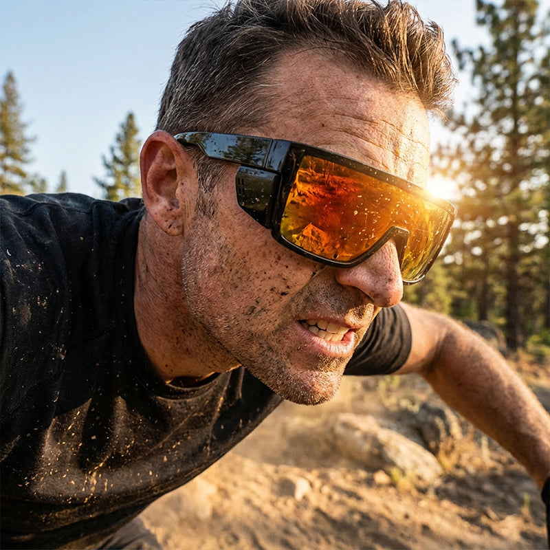 🌞 50% Rabatt!🚴‍♂️🕶️ Allround-Outdoorbrille – UV400, leicht & robust, in mehreren Farben erhältlich – ideal für Motorrad, Fahrrad & Trekking 🏔️🔥