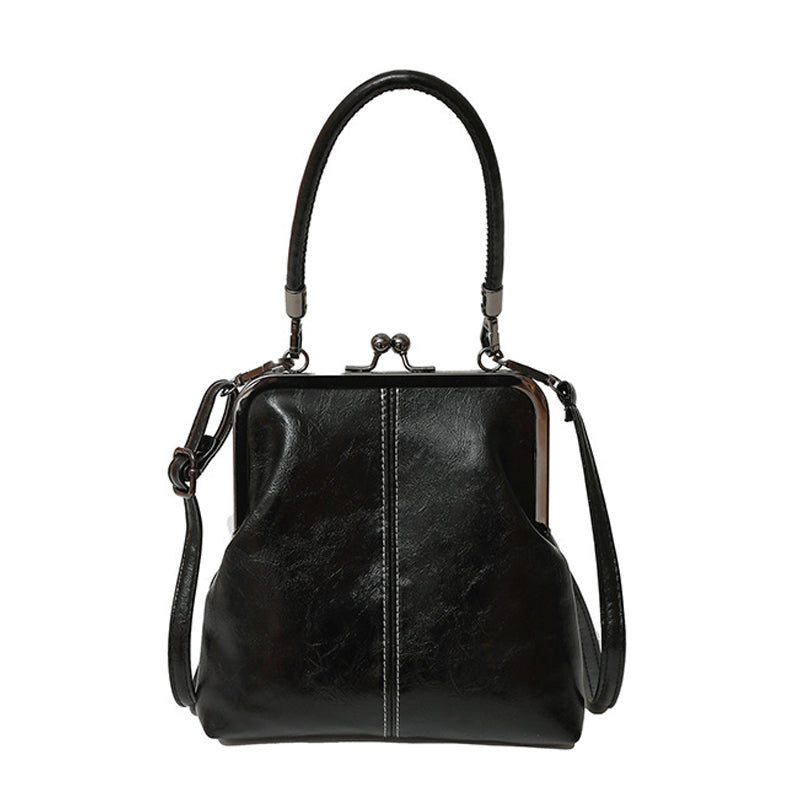 👜 54% Rabatt! Vintage-Wachsledertasche – als Hand- & Umhängetasche | Gut organisiertes Innenfach | Vielseitige Damentasche ✨