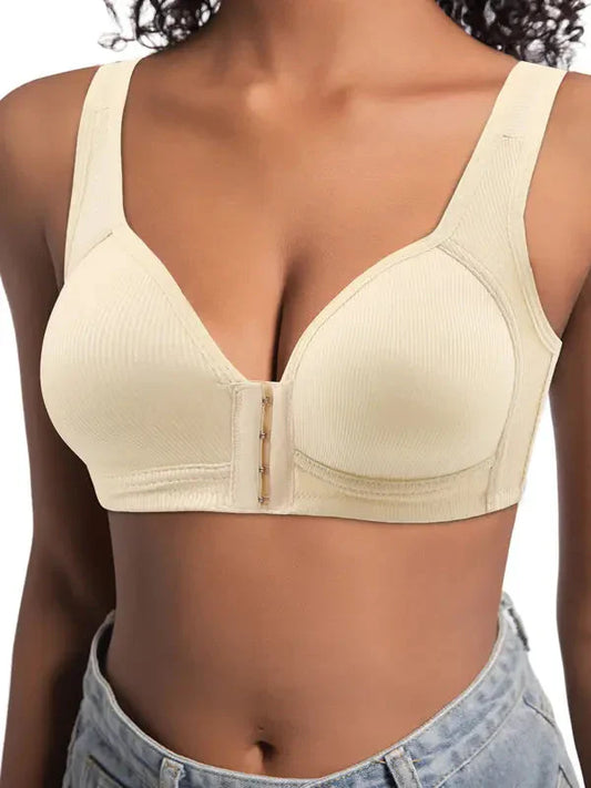 ✨ 2+1 gratis 🔥 – Verstellbarer Push-Up-BH mit Vorderverschluss & bügellos – Null Druck
