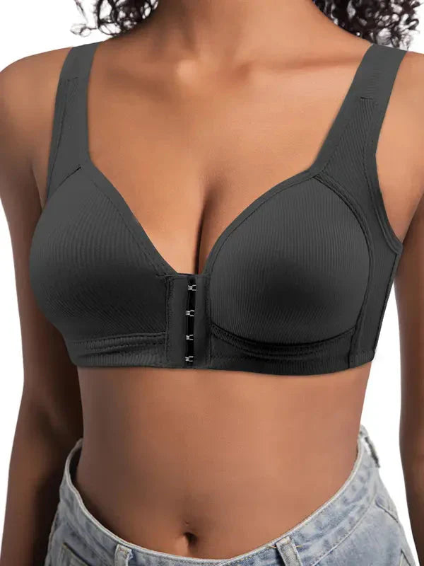 ✨ 2+1 gratis 🔥 – Verstellbarer Push-Up-BH mit Vorderverschluss & bügellos – Null Druck