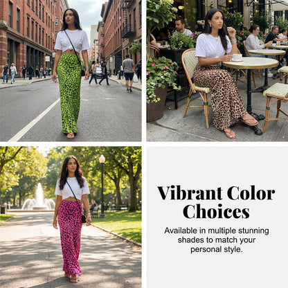 🐆 50% Rabatt! Damen Leopardenrock mit hoher Taille und Fischschwanzschnitt – leicht & knitterarm | vielseitig & beinverlängernd ✨