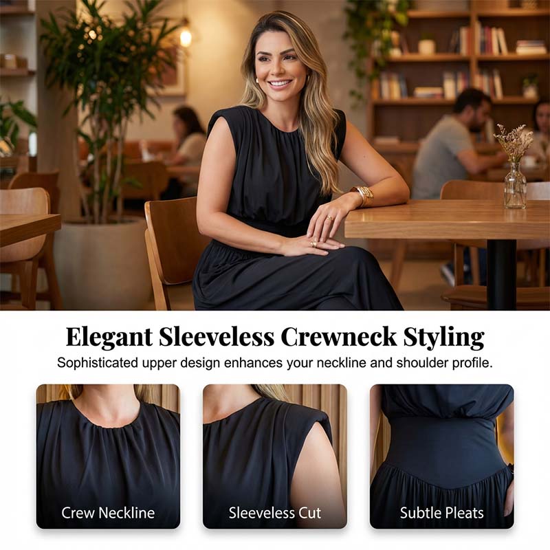 💪🔥 Mühelos powerful | Einteiliger eleganter Jumpsuit – gepolsterte Schultern + hoher Schlitz ✨ | Modern & sophisticated