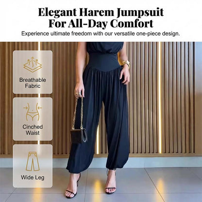 💪🔥 Mühelos powerful | Einteiliger eleganter Jumpsuit – gepolsterte Schultern + hoher Schlitz ✨ | Modern & sophisticated