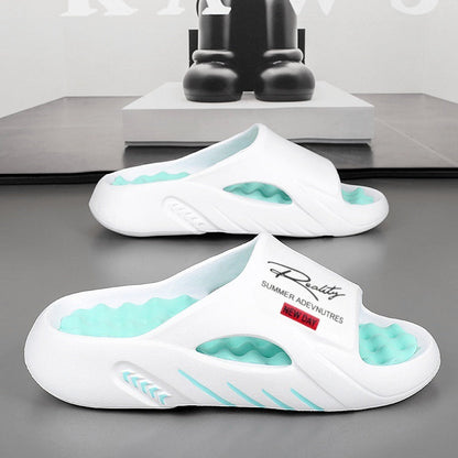 💥52% SPAREN 🦶Rutschfeste Cloud-Pantoletten für Herren mit dicker Sohle🌊Erfrischend und hautfreundlich