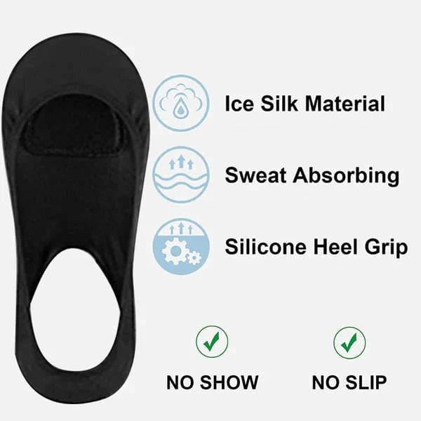 Nur 2,30€ pro Paar! 🧦 Silikon-Antirutschsocken – Vorfußpolsterung 🦶, ideal für Schuhe ohne Fersenriemen 👡, unsichtbarer Halt 🔒✨