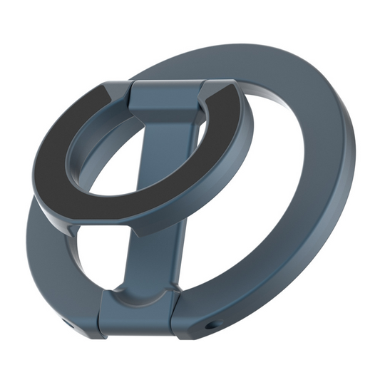 Hochwertiger doppelseitiger magnetischer Ring-Faltständer – Aus Zinklegierung, starker Magnet