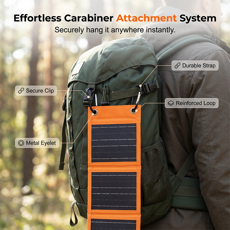 🔥 Ausverkauf – 50 % RABATT 🔥 Tragbares Solarpanel mit USB-Ladefunktion