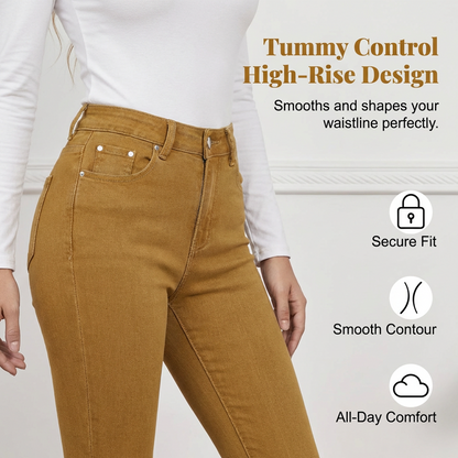 📢📢50 % Rabatt!! ⏰✨Damen High-Waist Stretch-Jeans | super elastisch & vielseitig kombinierbar👖