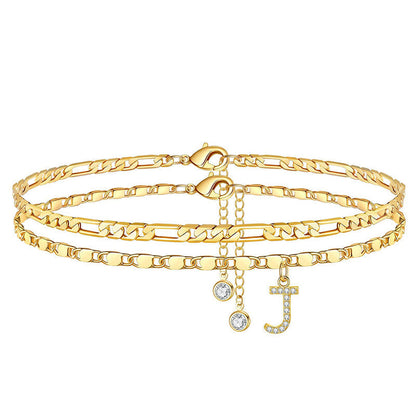 💎 Schmuck-Special: 1+1 gratis! ✨ Personalisierte Eleganz – Filigrane Gold-Fußkette für Ihren Sommer.