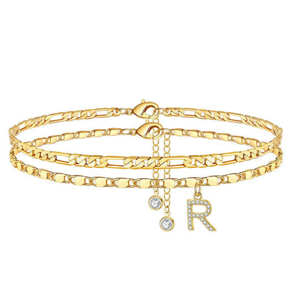 💎 Schmuck-Special: 1+1 gratis! ✨ Personalisierte Eleganz – Filigrane Gold-Fußkette für Ihren Sommer.